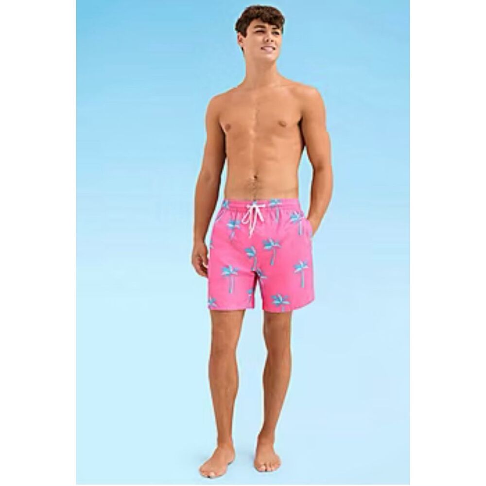 ✨Burnside Mens Drawstring Waist Swim Aqua Sz Large Shorts✨
